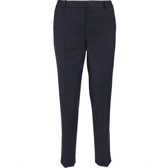 NEW HUGO BOSS tiluna striped wool ankle pants in black - Picture 5 of 5